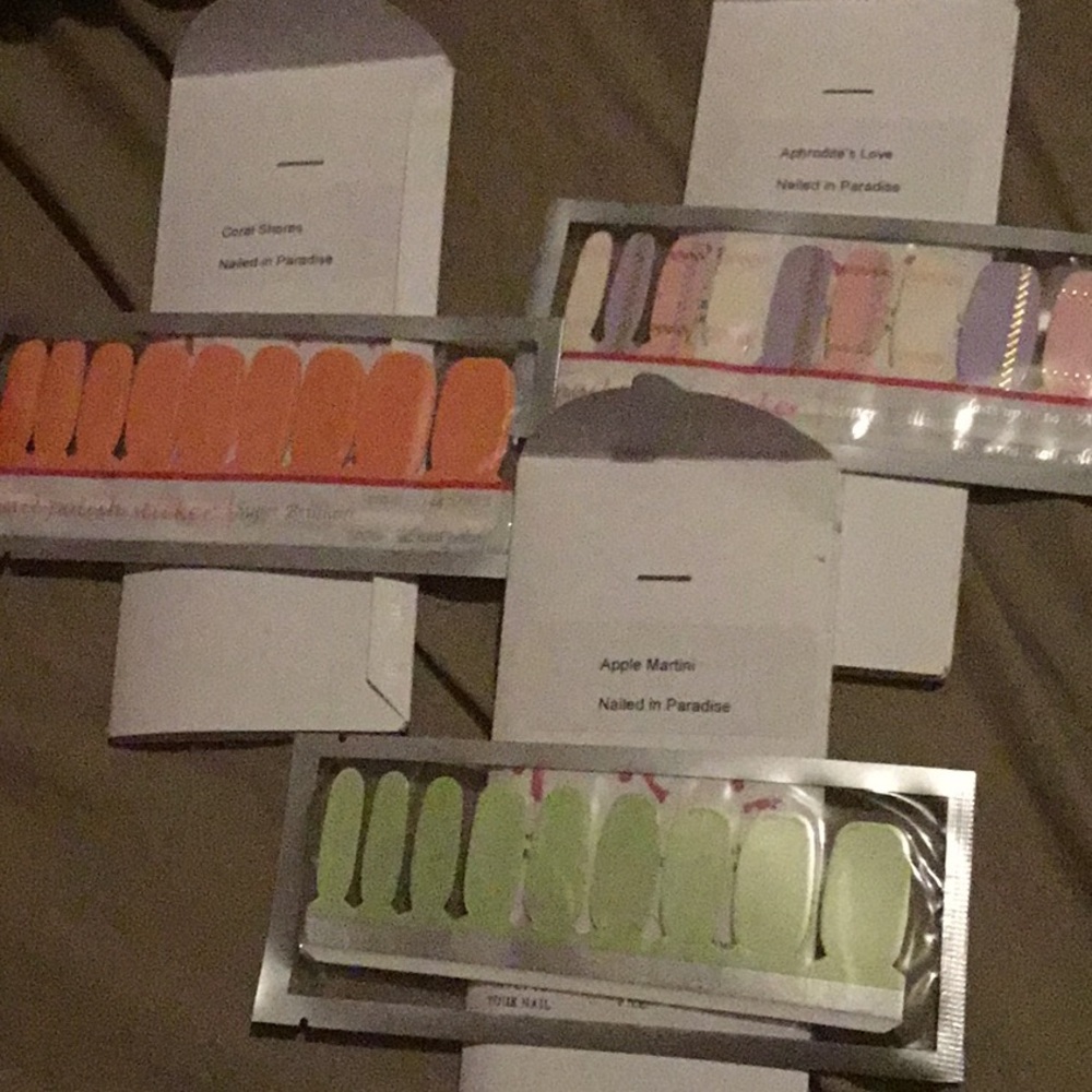 Trio of Nail Polish Strips